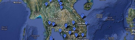 Routenplanung Thailand, Cambodia, Vietnam, Laos